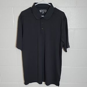 Polo Pebble Beach Golf Polo Shirt Classic Design Very Soft Dark Grey